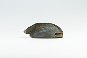 Fragment of a Human-Headed Heart Scarab, Stone