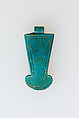 Menit amulet, Blue faience