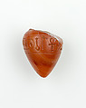 Plumb Bob with the Name of Hatshepsut, Carnelian