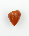 Plumb Bob with the Name of Hatshepsut, Carnelian