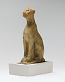Statuette of cat, Marble