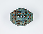 Openwork bead, Faience