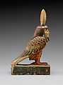 Ba-bird, Wood, paint, gold leaf