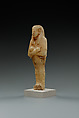 Shabti, Travertine (Egyptian alabaster)