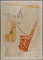 Facsimile painting from the temple of Thutmose III, Charles K. Wilkinson, Tempera on paper