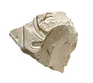 Inscribed Element, possibly back pillar with Aten cartouche, Indurated limestone
