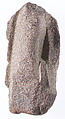 Right big toe with indication of a sandal strap, Red quartzite
