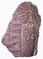 Tie or streamer ribbing, Red quartzite