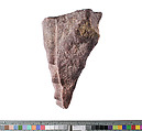 toes from left foot of a statue, Red quartzite