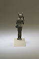 Statuette of cat-headed Bastet, Cupreous metal