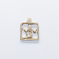 Heh sign amulet, Ivory or bone