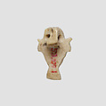 Amulet in the form of a face, Ivory or bone