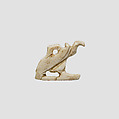Vulture amulet, Ivory or bone