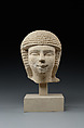Head of male statue, Limestone