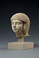 Head of male statue, Limestone