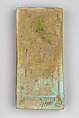 Foundation deposit brick, Faience