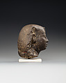 Royal head from a small statue, Gabbro