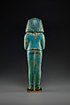 Shabti of Ramesses VI, Faience
