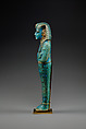 Shabti of Ramesses VI, Faience