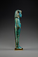 Shabti of Ramesses VI, Faience