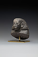 Head and shoulders of a male statue, Granodiorite