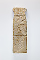 Plaque inlaid with Cartouche of Seti II, Faience