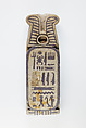 Inlay Representing the Cartouche of Seti II, Faience