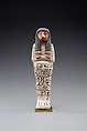 Shabti of Khabekhnet, Limestone, paint