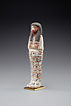 Shabti of Khabekhnet, Limestone, paint