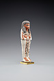 Shabti of Khabekhnet and Iineferty, Limestone, paint