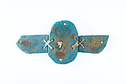 Winged scarab, Faience