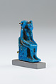 Sakhmet Amulet, Blue faience