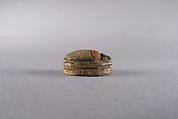 Scarab with Contest Scene (Man and Lion), Steatite