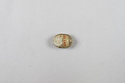 Scarab with hare on underside, Steatite