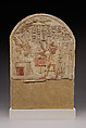 Stela of Nebamun, Limestone, paint