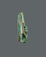 Fragment of Min statuette, Faience