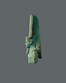 Fragment of Min statuette, Faience