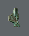 Fragment of Min statuette, Faience