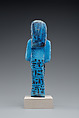 Shabti of Isetemkheb (D), wife of Painedjem II, Faience