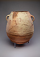 Two-handled globular jar, Pottery