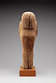 Osiride Figure Presented by the King to His Foster Brother, Wood, paint