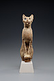 Statuette of a cat, Wood