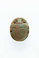Winged Scarab Amulet, Faience