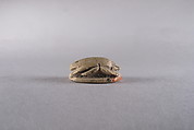 Scarab Inscribed with the Name Menkheperre (Thutmose III), Faience
