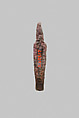 Statuette fragment, beard, Bronze