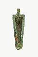 Beard for a statue, Copper alloy, inlay