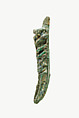 Beard for a statue, Copper alloy, inlay