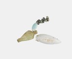 Beads and pendants, Faience