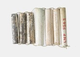 Cylinder beads, Faience