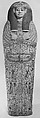 Outer Coffin of the General's Charioteer, Itamun, Wood, paste, paint